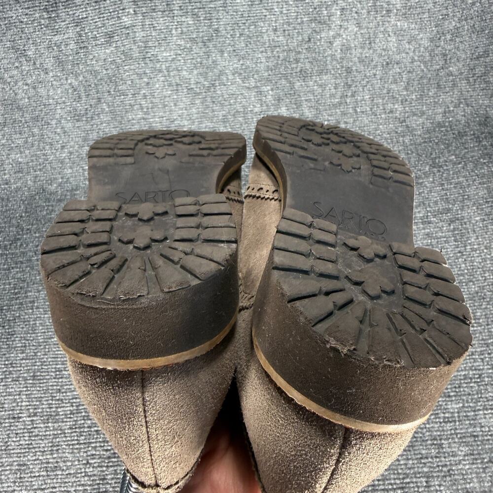 Sarto by Franco Sarto Womens Isa Monk Strap Oxford Shoes Size 7.5 Brown Suede - Picture 7 of 14